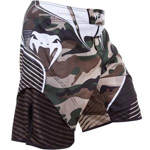 Venum - Fightshorts Pantalones cortos de MMA / Camo Hero / Verde-Marrón / Large