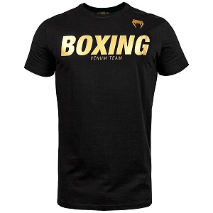 Venum - T-Shirt / Boxing  VT / Nero-Oro / XL