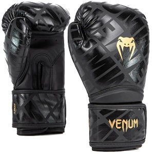 Venum - Boxing Gloves / Contender 1.5 XT / Black-Gold / 12 oz
