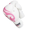 FIGHTERS - Boxhandschuhe / Lady Style / Weiss-Pink / 12 oz