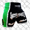 FIGHTERS - Thaibox Shorts / Elite Muay Thai / Schwarz-Grün / Medium