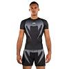 Venum - Rashguard / No Gi / Short Sleeve / Nero-Argento