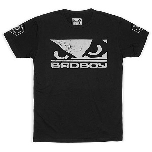 Bad Boy - Camiseta Global Walkout / Negro-Gris / Large