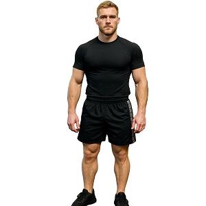 FIGHT-FIT - Pantaloncini da fitness / Nero / Small