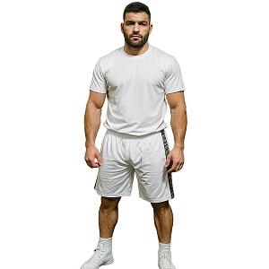 FIGHT-FIT - Pantaloncini da fitness / Bianco / Small
