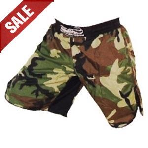 FIGHT-FIT - Fightshorts MMA Shorts / Warrior / Camouflage / Small