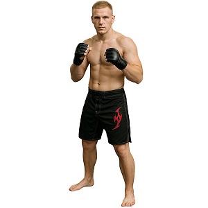 FIGHT-FIT - Pantaloncini da MMA / Brazilian / Nero / Large
