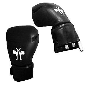 FIGHTERS - Guantoni da boxe con pesi / Neri / 16oz 