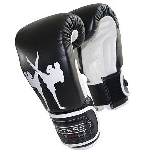 FIGHTERS - Guantes Boxeo / Giant / Negro / 14 oz