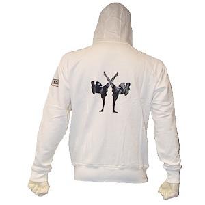 FIGHTERS - Felpa con cappuccio / Striker / Bianco / Medium