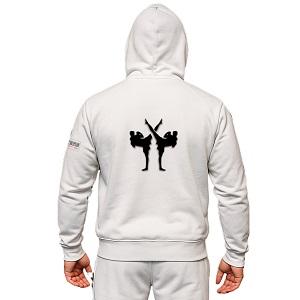 FIGHTERS - Felpa con cappuccio / Striker / Bianco / Medium