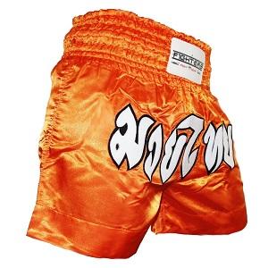 FIGHTERS - Pantalones Muay Thai / Naranja / Medium