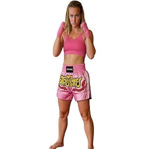 FIGHTERS - Pantaloncini Muay Thai / Rosa / Large