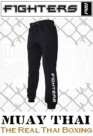 FIGHTERS - Pantalones de entrenamiento / Giant / Negro / Medium