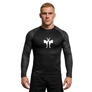 FIGHTERS - Rash Guard / Tribal / Nero / Large