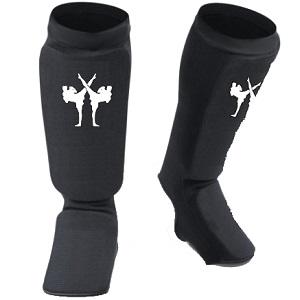 FIGHTERS - Shin guard / Combat / Black / Small