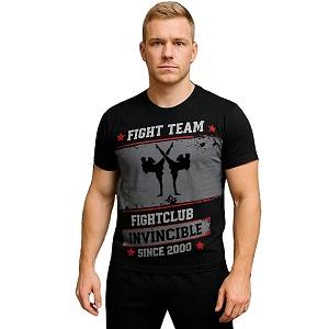 FIGHTERS - T-Shirt / Fight Team Invincible / Nero / Large