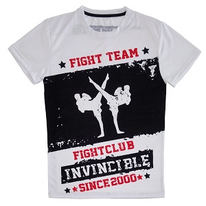 FIGHTERS - T-Shirt / Fight Team Invincible / Weiss / Medium