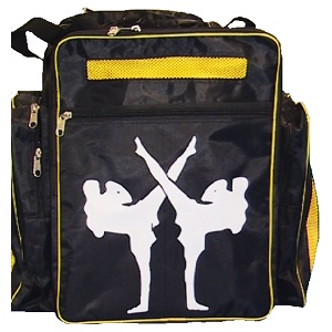 FIGHTERS - Gym Bag / Black-Yellow / 90x45x40 cm