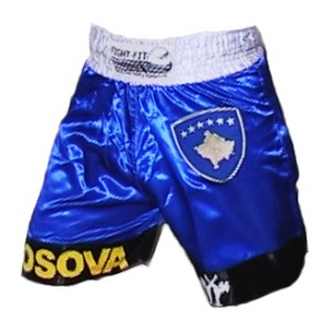 FIGHTERS - Pantalones Muay Thai / Kosovo-Kosova / Flamur / XL