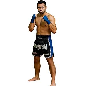 FIGHTERS - Pantaloncini Muay Thai / Elite Muay Thai / Nero-Blu / XL
