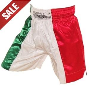 FIGHTERS - Pantaloncini Muay Thai / Italia / Tri Colore / Small