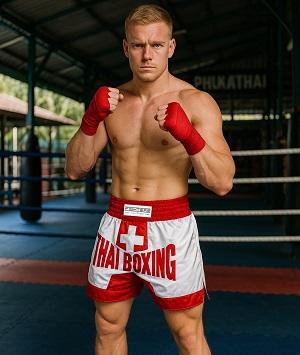 FIGHTERS - Pantaloncini Muay Thai / Svizzera / Medium