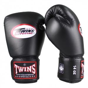 Twins - Boxhandschuhe / BG-N / Schwarz / 12 oz