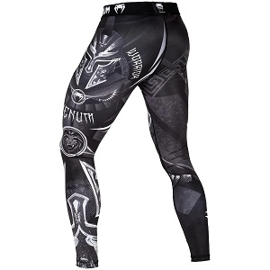 Venum - Pantalon de Compresión / Gladiator 3.0 / Negro-Blanco / Small