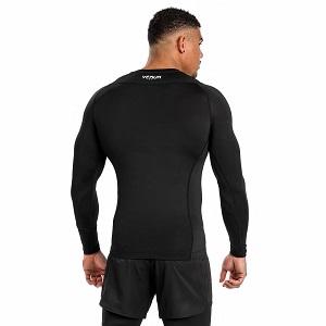 Venum - Rashguard / Attack  / Long Sleeve / Nero-Grigio / Medium