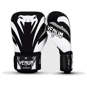 Venum - Boxhandschuhe / Impact / Schwarz-Weiss / 10 Oz
