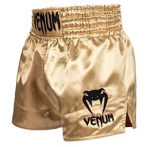 Venum - Muay Thai Shorts / Classic / Gold-Schwarz / Large
