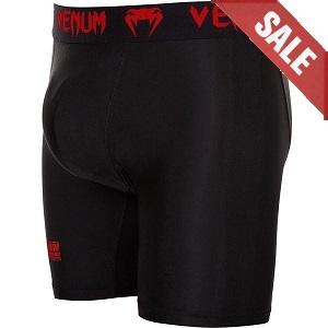 Venum - Pantalones Cortos de Compresión / Contender 2.0 / Negro-Rojo / XXL