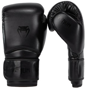 Venum - Guantes de Boxeo / Contender 1.5 / Negro-Negro / 10 oz