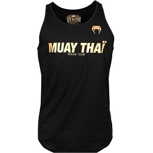 Venum - Tank Top / Muay Thai VT / Black-Gold / Medium
