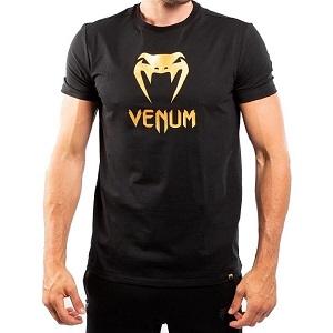 Venum - Camiseta / Classic / Negro-Oro / Medium