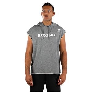 Venum - Felpa con cappuccio / Boxing VT / Senza maniche / Grigio / Medium