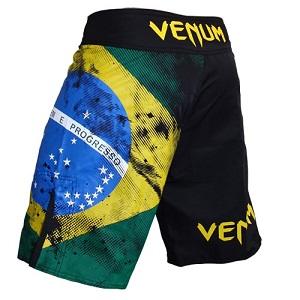 Venum - Fightshorts MMA Shorts / Brazilian Flag / Schwarz / XS