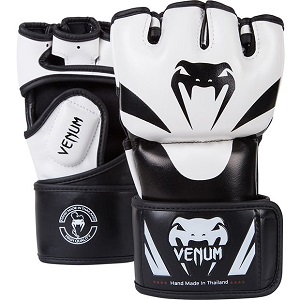Venum - MMA Handschuhe / Attack / Schwarz-Weiss / Small