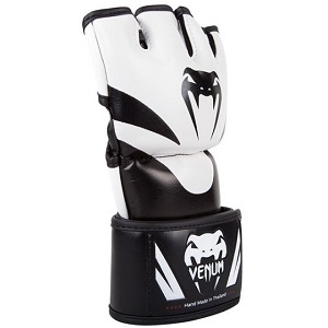 Venum - MMA Handschuhe / Attack / Schwarz-Weiss / Small